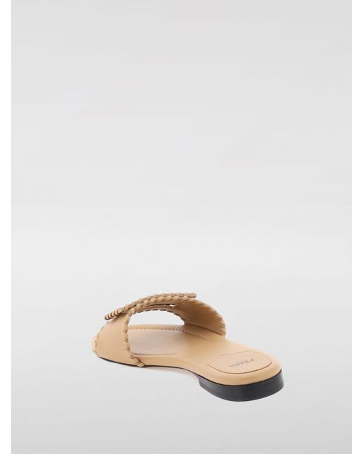 Fendi Multicolor Flat Sandals