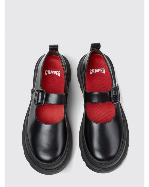 Camper White Brutus+ Brushed Leather Loafer
