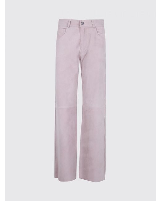 Haikure Pink Winona Leather Trousers