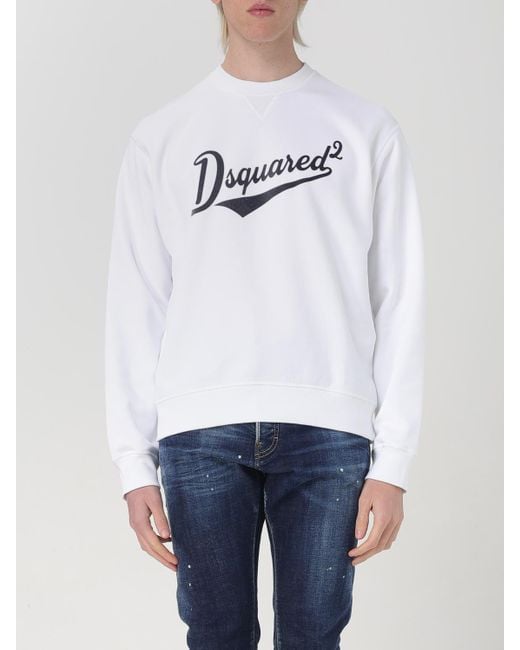 DSquared² White Sweatshirt for men