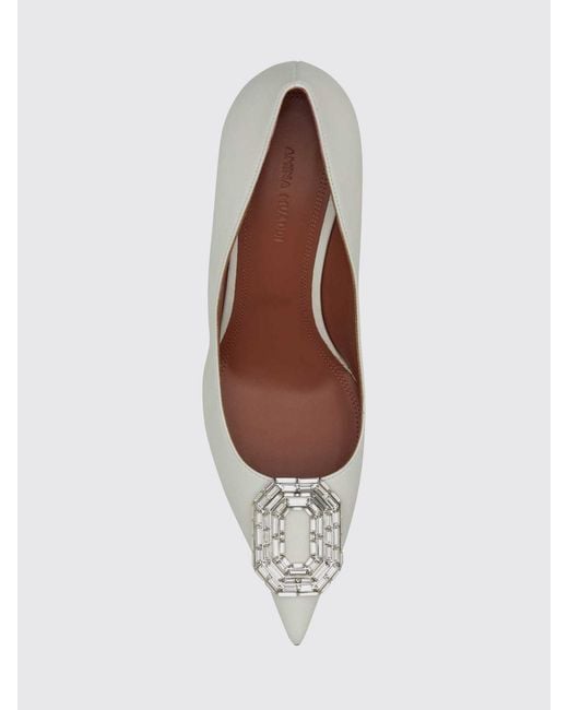AMINA MUADDI White High Heel Shoes
