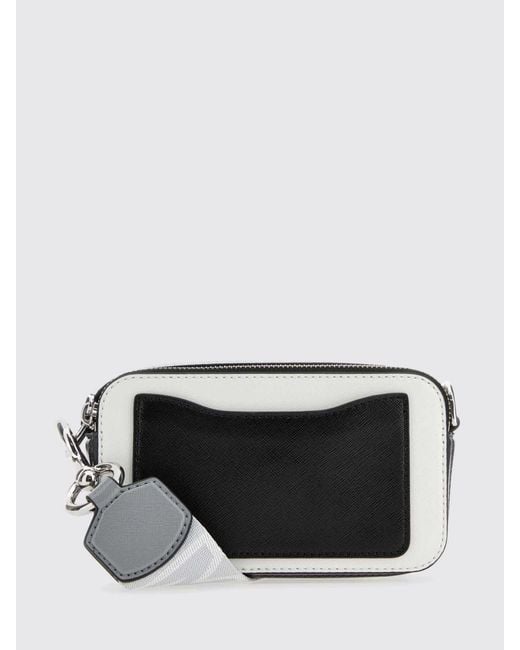 Marc Jacobs Gray The Snapshot Saffiano Leather Bag