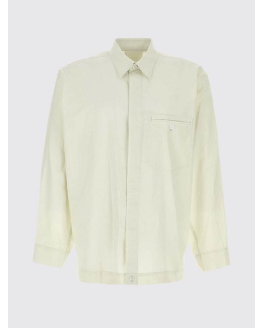 Homme Plissé Issey Miyake Green Cotton Shirt for men