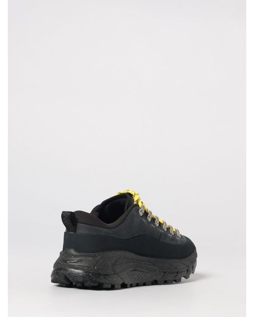 Hoka One One Black Tor Summit Nubuck And Rubber Sneakers for men