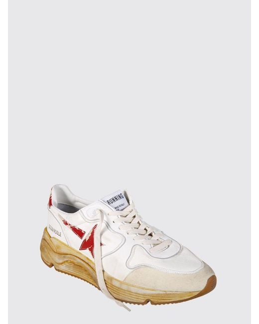 Golden Goose Deluxe Brand Pink Running Sole Sneakers for men
