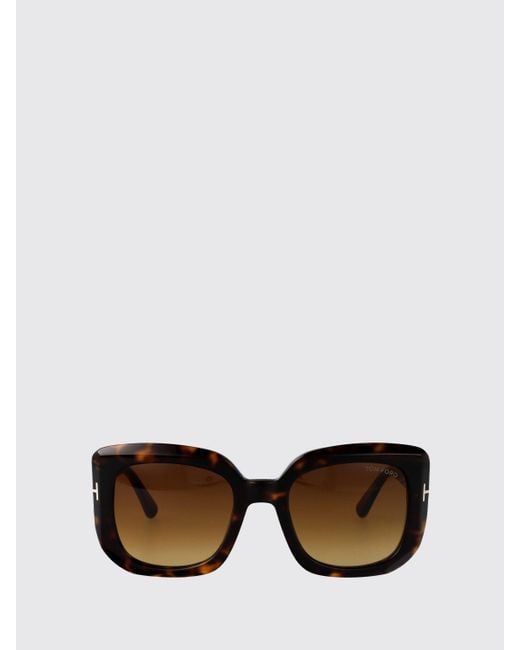 Tom Ford Brown Ft1220 Carla Acetate Sunglasses