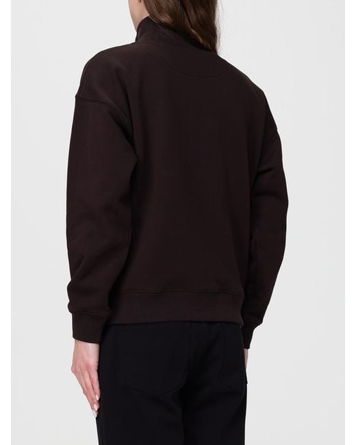 Maison Kitsuné Black Maison KitsunÉ Cotton Zip Sweatshirt