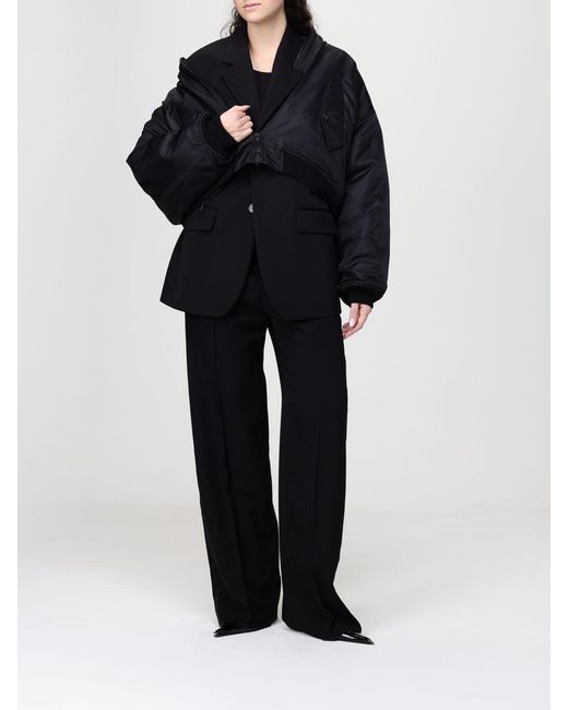 Balenciaga Black Wool Single-Breasted Blazer
