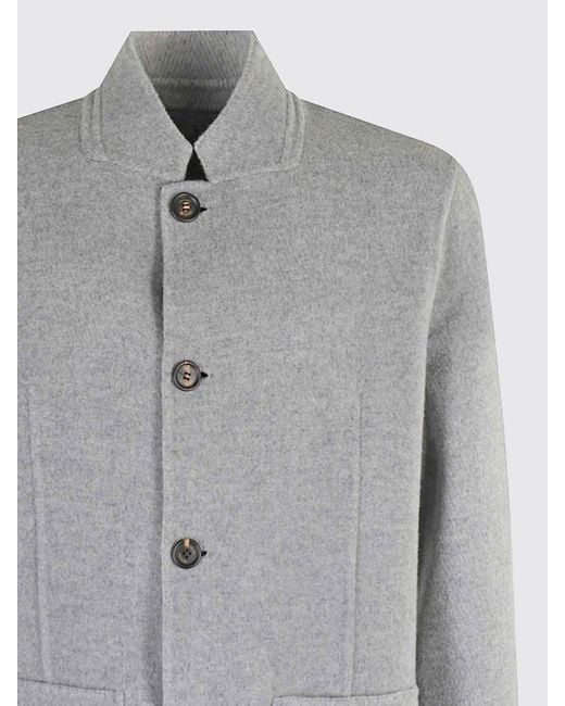 Eleventy Gray Coat for men