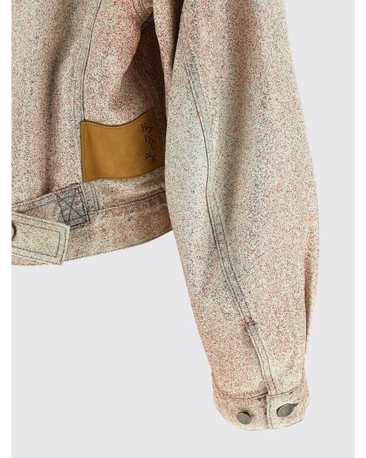 Haikure Blue Abstract Denim Jacket