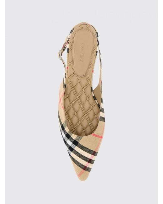 Burberry White Ballet Flat