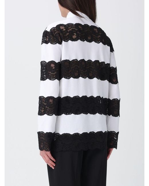 Dolce & Gabbana Multicolor Dolce &Amp Gabbana Cotton And Lace Polo Shirt