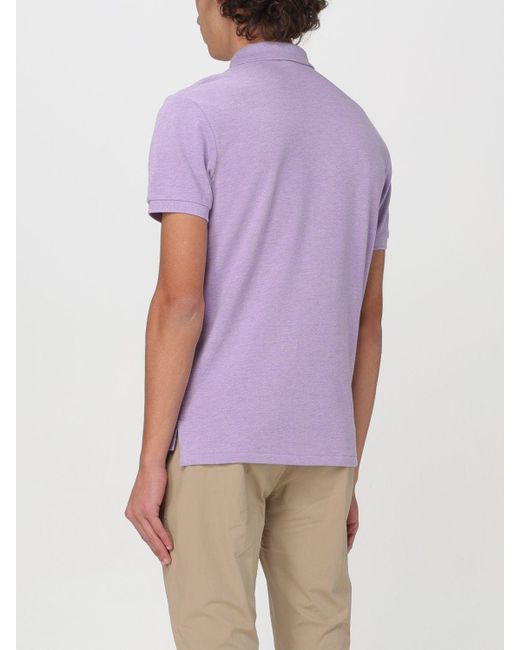 Polo Ralph Lauren Purple Polo Shirt for men