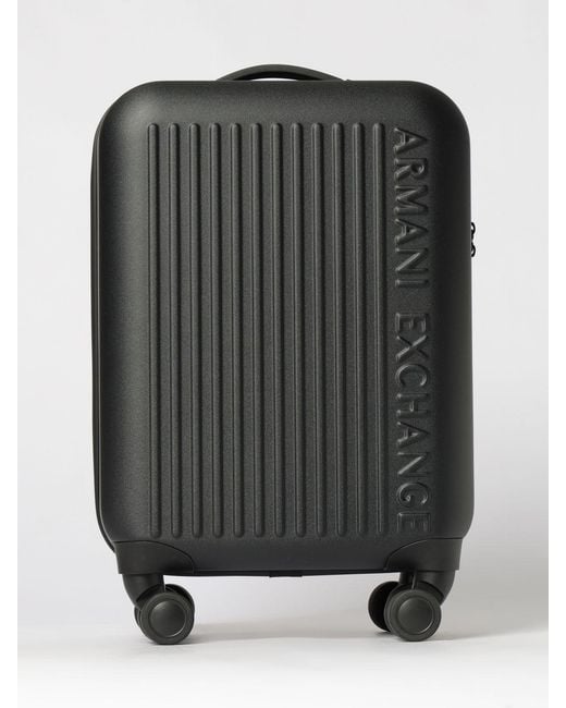 ARMANI EXCHANGE Black Travel Bag for men