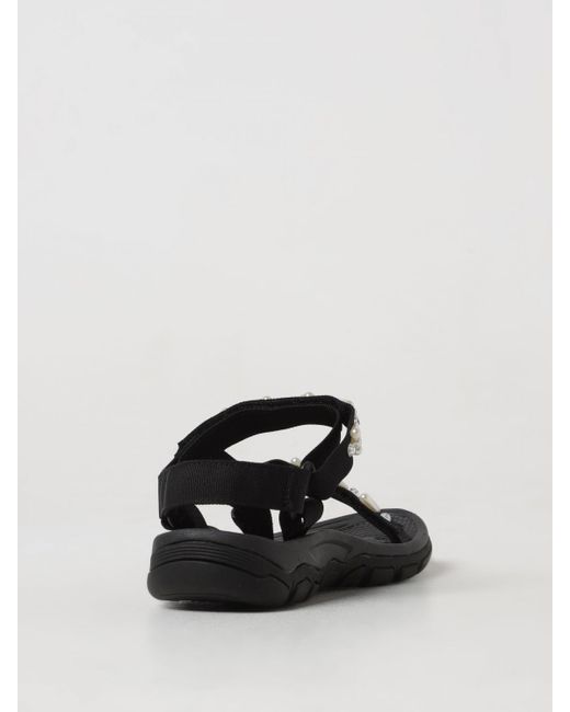 Sandalo in nylon con perle sintetiche di ARIZONA LOVE in Black
