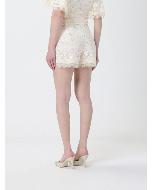 Twinset Natural Lace Shorts