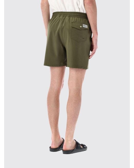 Polo Ralph Lauren Green Polyamide Swimsuit for men