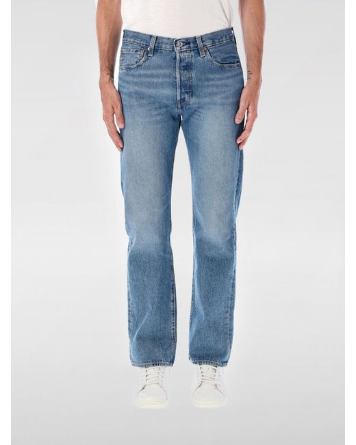 Levi's Blue Cotton Denim Jeans for men