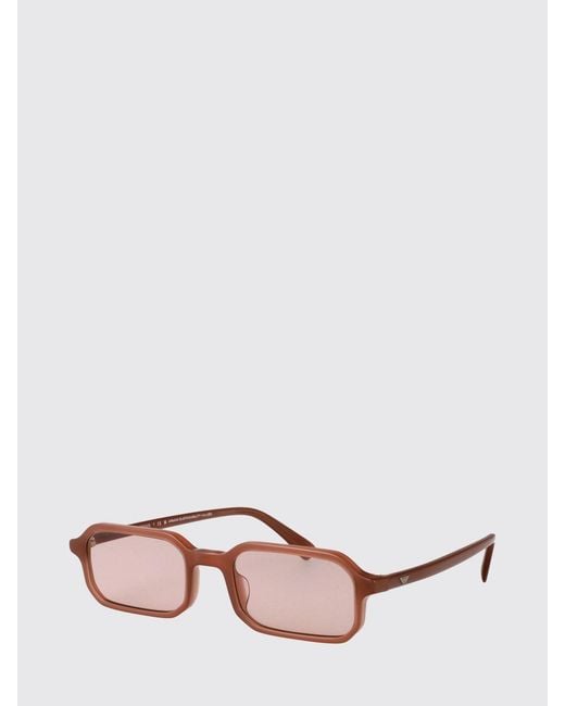 Emporio Armani Pink Acetate Sunglasses for men