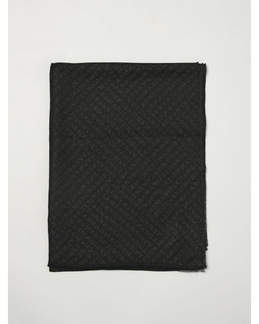 ARMANI EXCHANGE Black Scarf for men