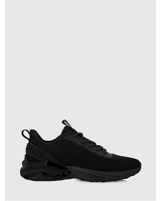 Philipp Plein Black Crochet Knit Sneakers for men