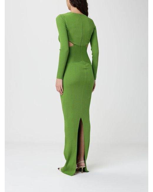 Elisabetta Franchi Green Viscose Dress