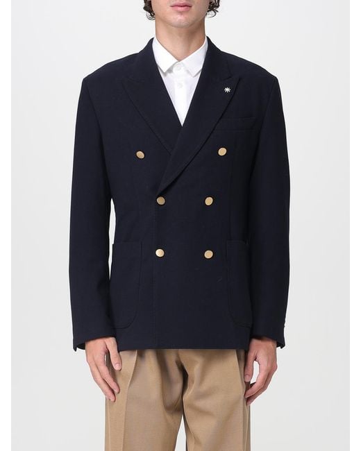 Manuel Ritz Blue Jacket for men