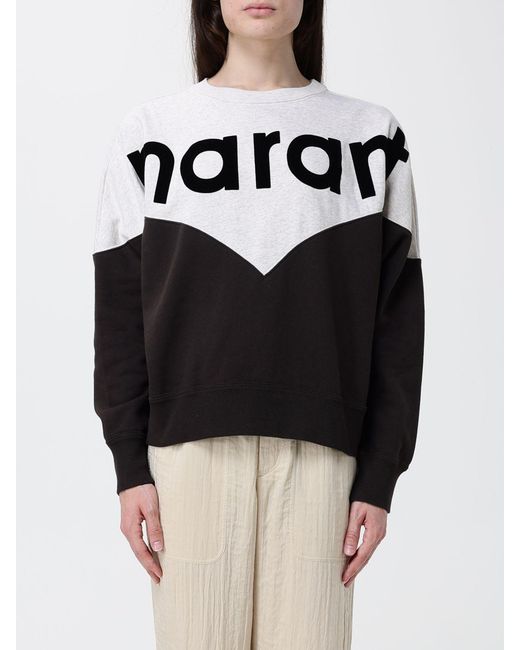 Isabel Marant Black Bicolor Sweatshirt Isabel Marant Étoile