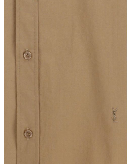 Saint Laurent Natural Cotton Shirt
