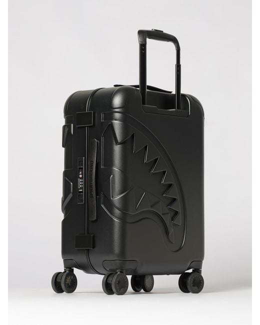 Sprayground Gray Polycarbonate Trolley With Embossed Logo for men