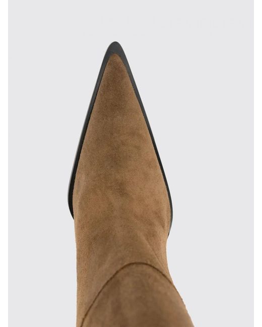 Coperni Brown Bridge Suede Cowboy Boot