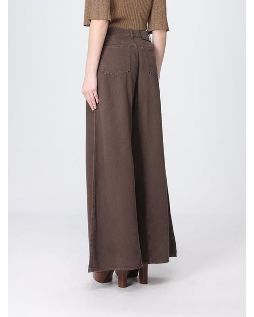 Pinko Brown Denim Flared Jeans