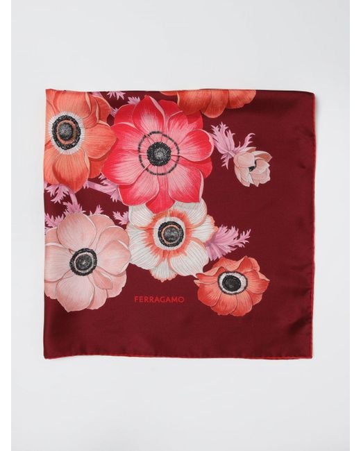 Ferragamo Red Neck Scarf