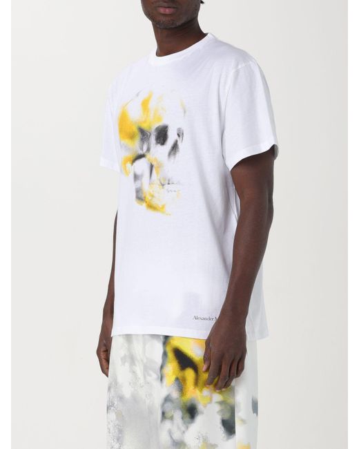 Camiseta Alexander McQueen de hombre de color White