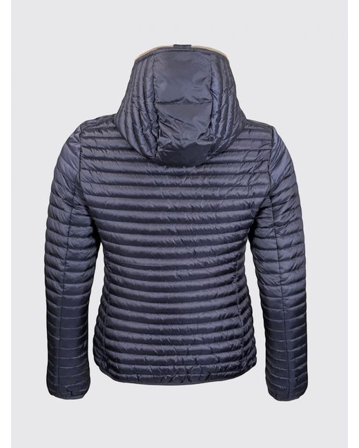 Save The Duck Blue Alexa Hooded Nylon Down Jacket