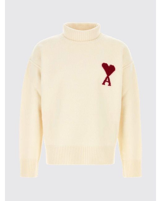 AMI Natural Turtleneck Pullover for men