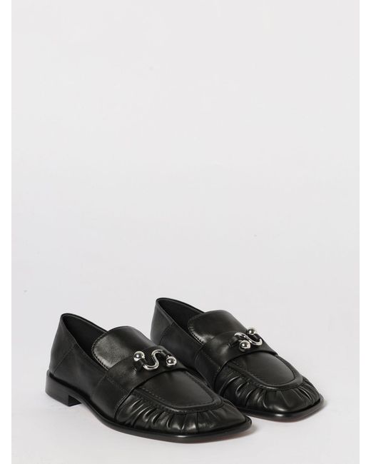 Sportmax White Ondina Leather Loafers