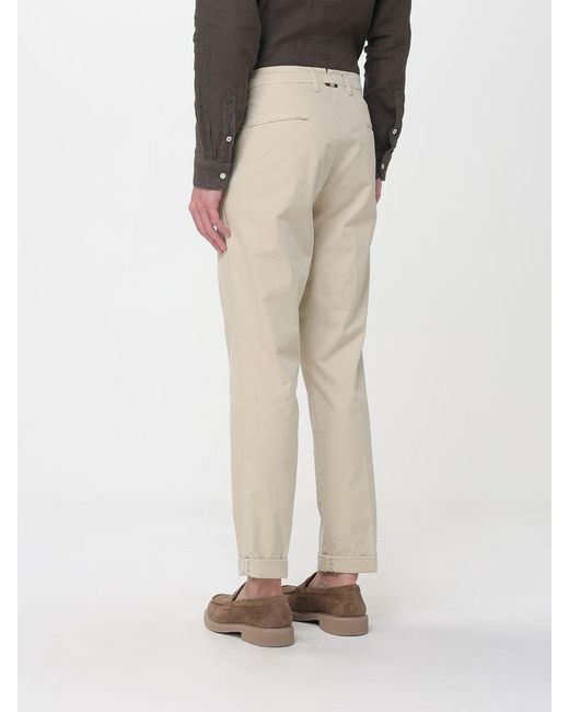 Mason's Natural Slim Fit Stretch Cotton Trousers for men