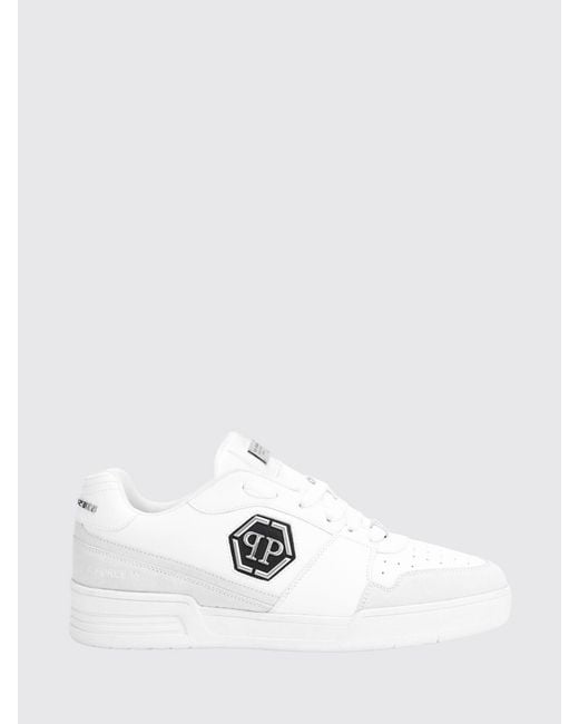 Philipp Plein White Low-Top Sneakers for men