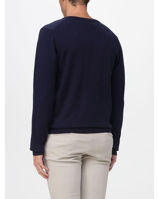 Maglia A V Basic di Sun 68 in Blue da Uomo