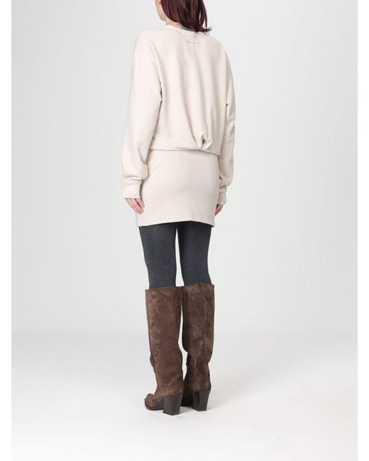 Isabel Marant Natural Cotton Wrap Dress