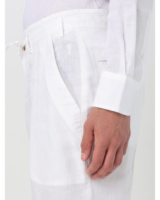 Kampos White Linen Trousers for men