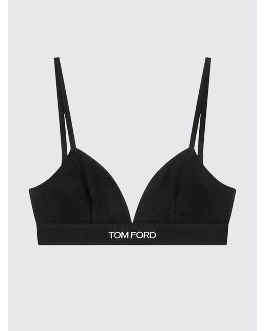 Tom Ford Black Stretch Modal Bra