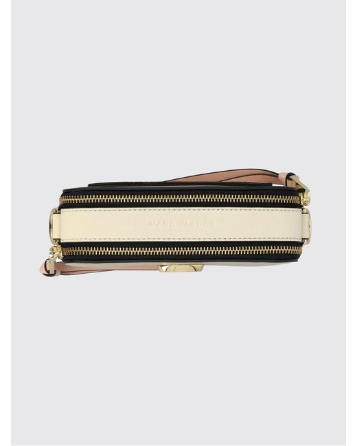 Marc Jacobs Natural The Snapshot Saffiano Leather Bag