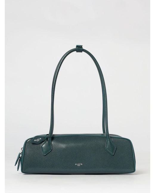Alaïa Green Le Teckel Leather Bag
