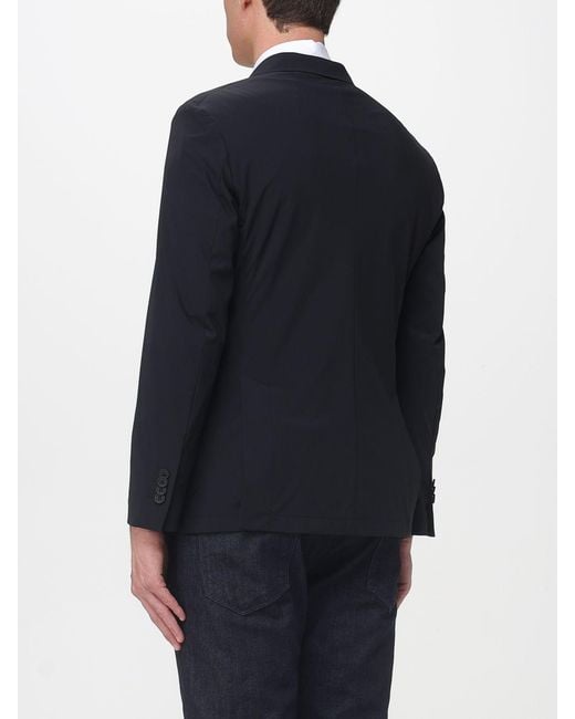 Manuel Ritz Blue Single-Breasted Blazer for men