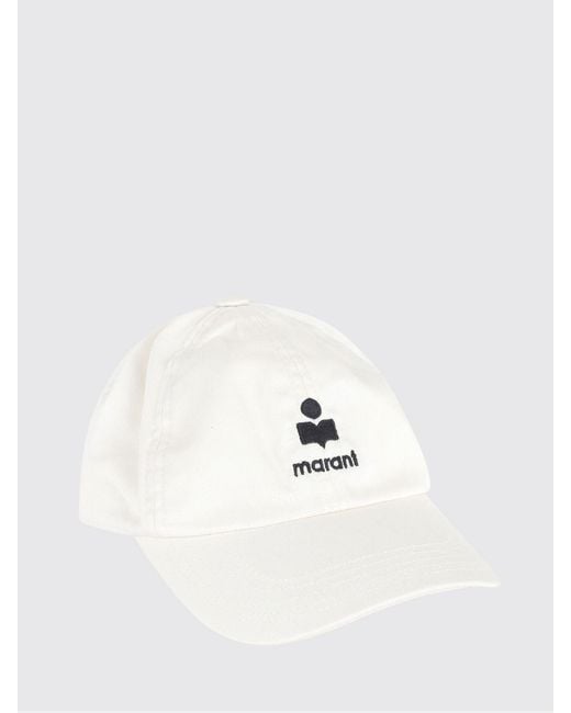 Isabel Marant Natural Tomas Cotton Twill Hat