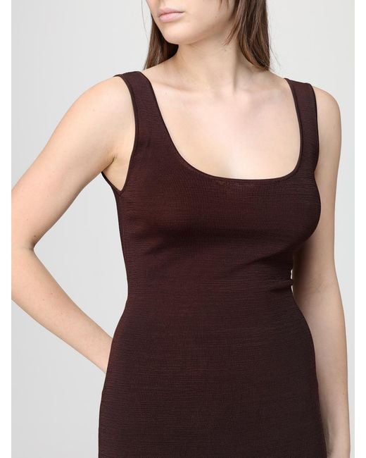 Entire studios Red Jersey Mini Dress