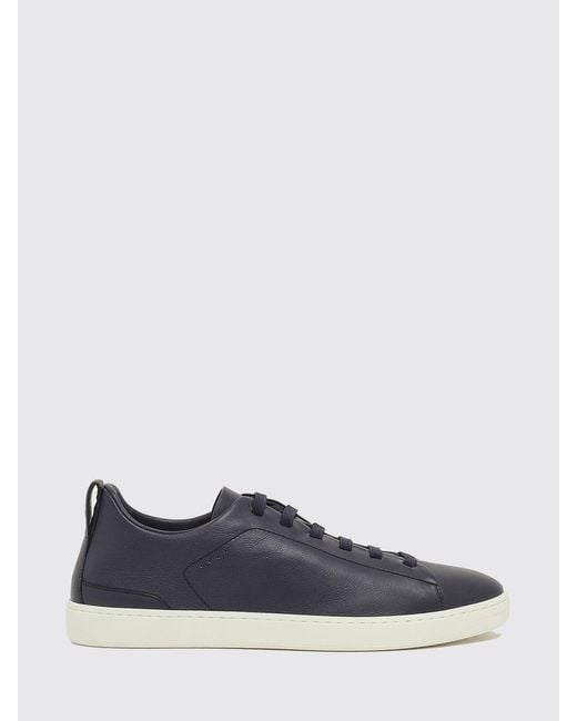 Church's Blue Leather Sneakers for men