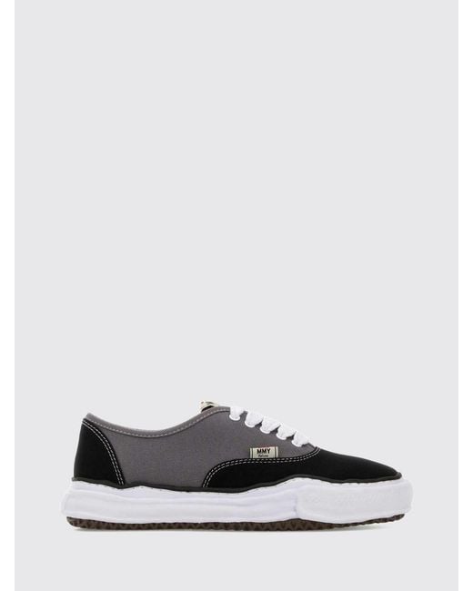 Maison Mihara Yasuhiro White Baker Og Bicolour Low Top Canvas Trainers for men